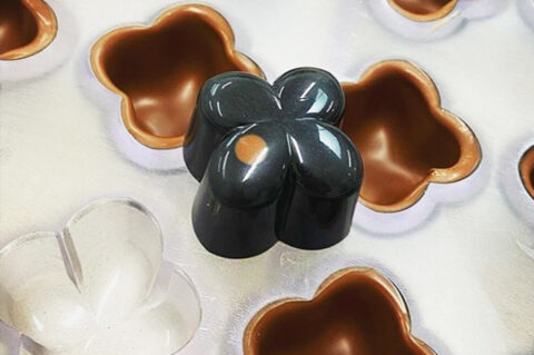 TRUFFLY MADE CLASSIC ROUND MOLD 54 CAVITY  Shop Gourmet Chocolates  Honeycomb Toffee and Candies Online