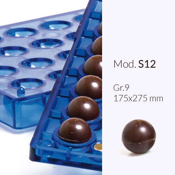 Two Piece Truffle/Sphere Shape Silicone Mold - 67 Forms